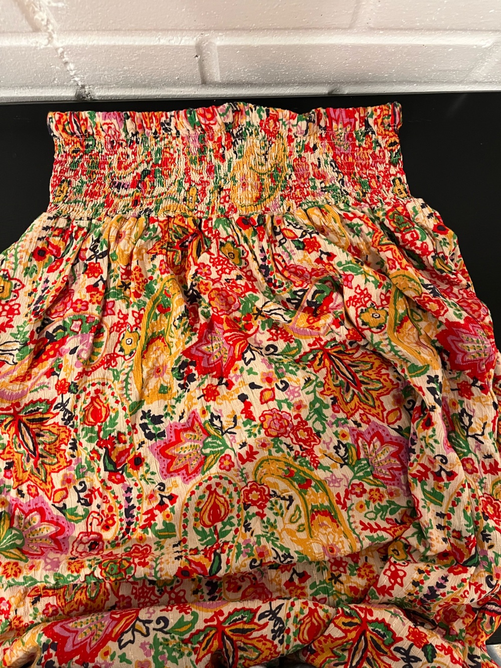 Cynthia Rowley Multicolor Floral Smocked Skirt - Picture 2 of 7